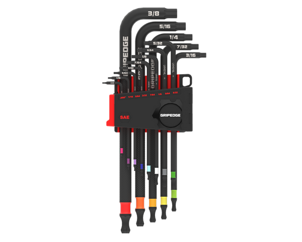 GripEdge | 13-PC RPT Long SAE Hex Key Set