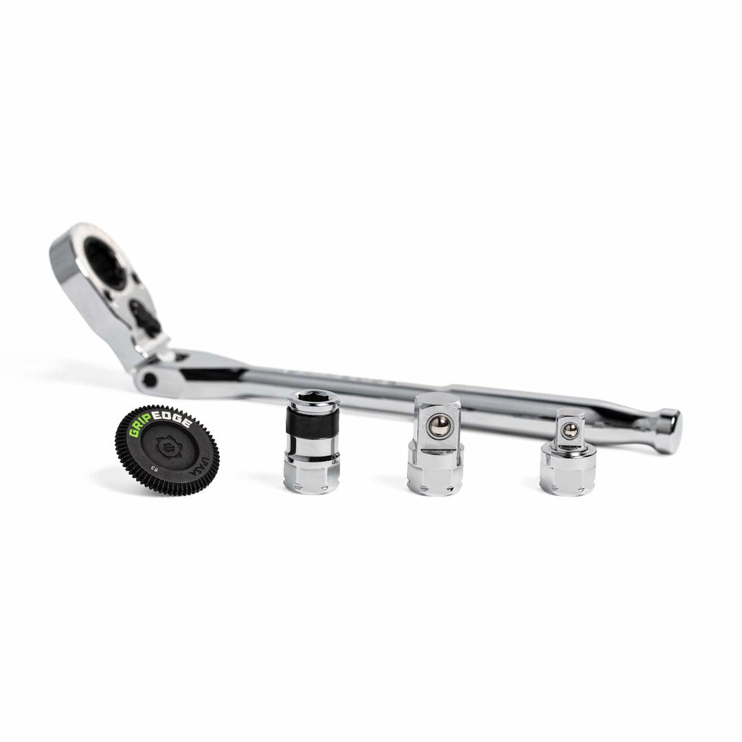 GripEdge | 64-PC RPT™ 1/4" Drive Low-Profile Master Dual Action Driver & Ratchet Set