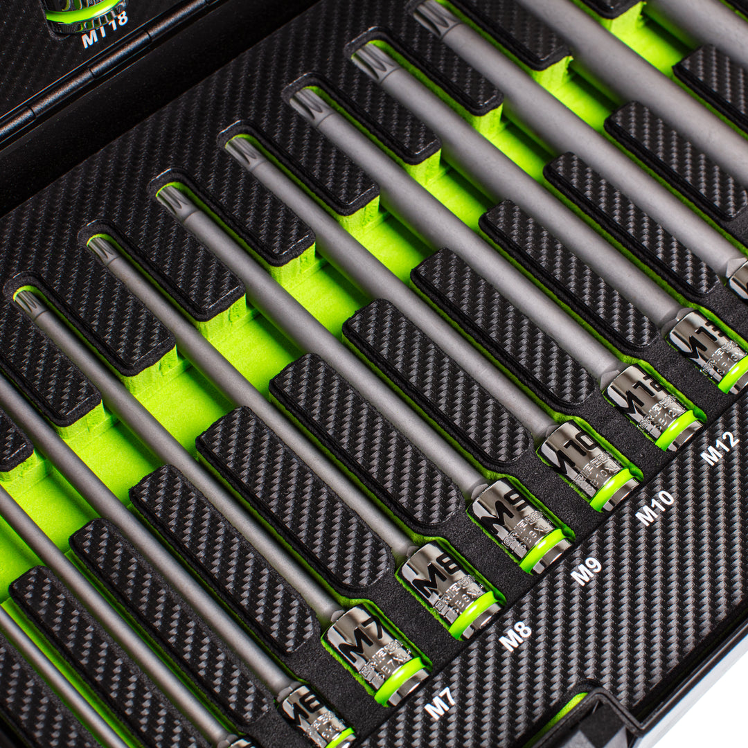 GripEdge | 39-PC RPT™ 1/4", 3/8", & 1/2" Drive Low-Profile, Standard, Extra-Long & Security Master Triple Square Socket Set