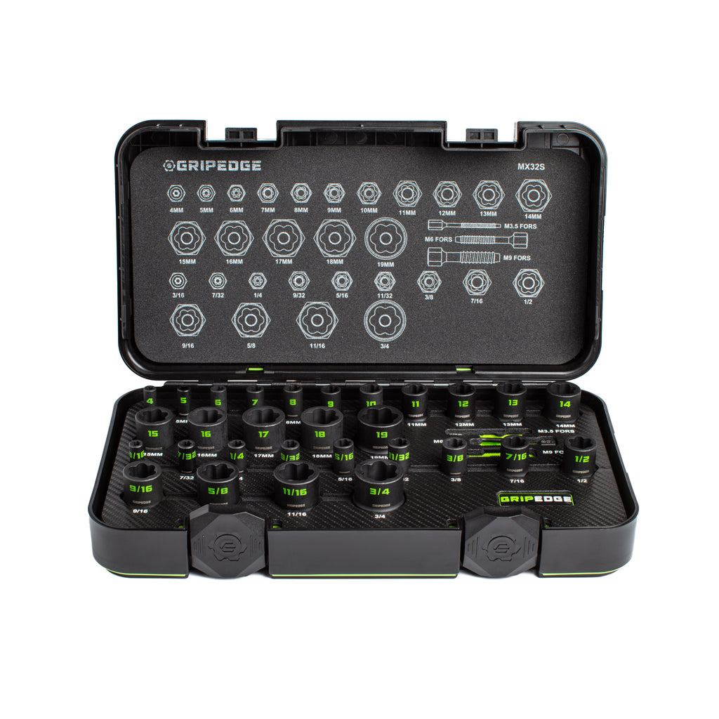 Laser 2197 5-Piece Hex Socket Bit Set - 1/2" Drive Metric Sizes (10mm To 19mm) For Professional & DIY Use - View #7