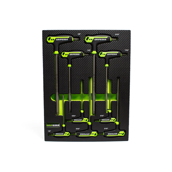 RPT Hex T-Handle Driver Set - 9Pc SAE | Grip Edge Tools – GRIPEDGE