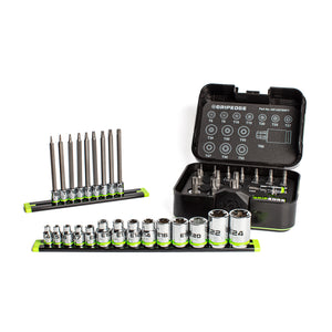 GripEdge | Ultimate RPT Star Driver Bundle | 14-PC Star & 14-PC E-Star + FREE 9-PC Long Star Driver Set