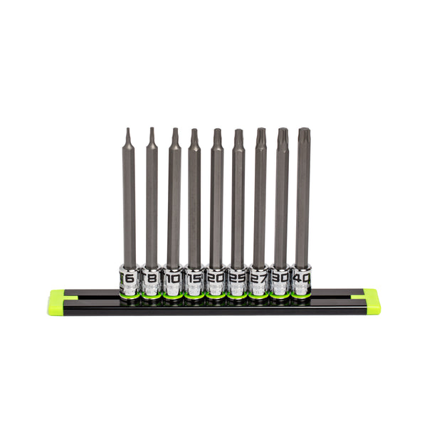 9-PC 1/4" Drive Long Star Driver Set