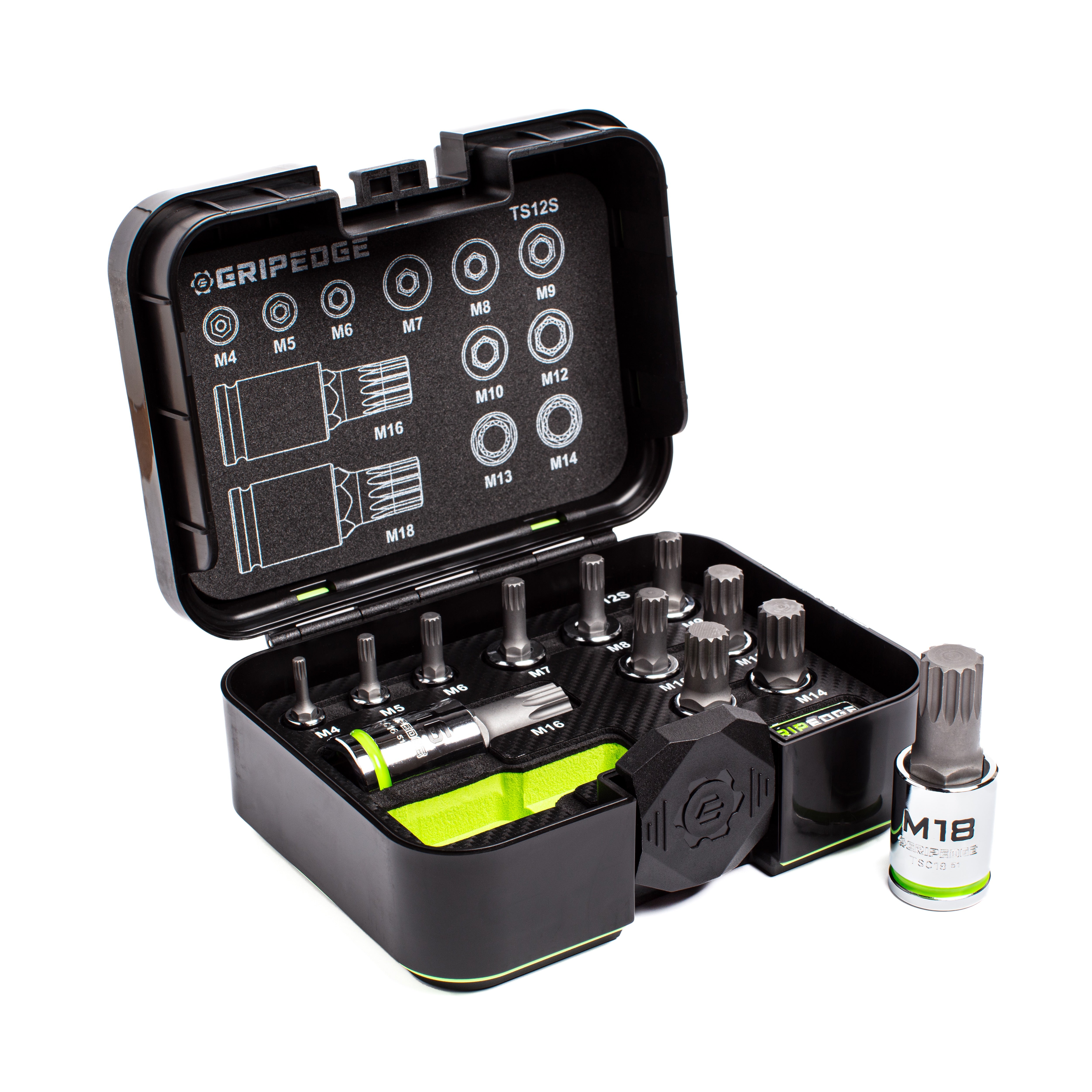 GripEdge | 12-PC RPT 1/4, 3/8 & 1/2