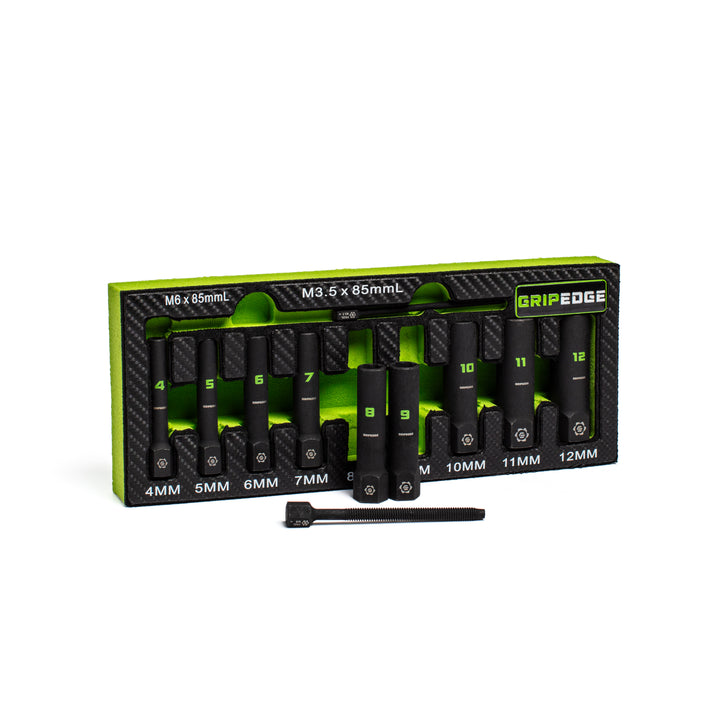 RPT Socket Extractor Set - 9-Pc 1/4" Drive Metric Deep